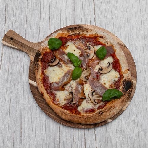 7- Prosciutto E Fungi Pizza 